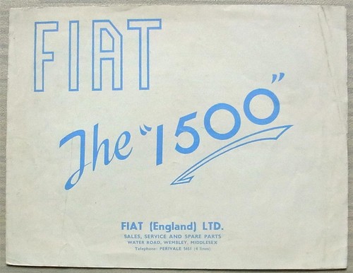 Fiat 1500 auto - fiat,