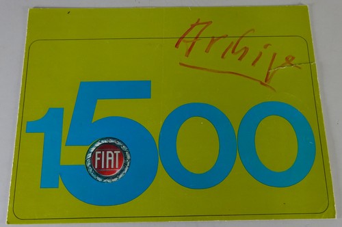 Prospekt broschüre fiat - /,