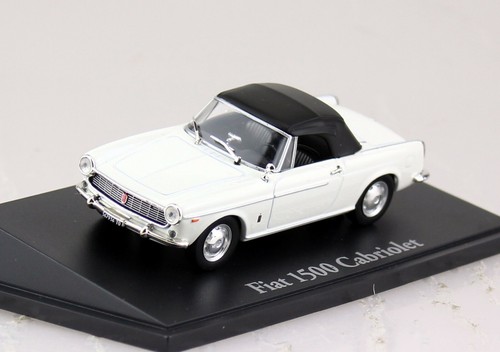 Fiat 1500 cabrio weiß 43 - fiat, 1:43
