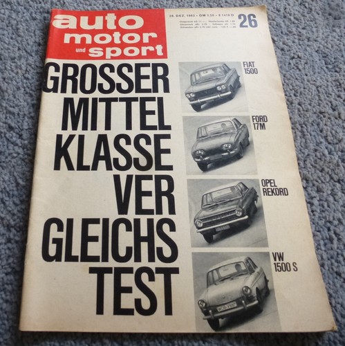 Ams 1963 fiat 1500 - fiat,