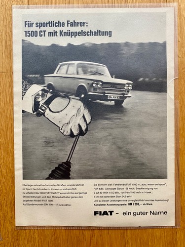 Fiat 1500 knüppelschaltung - fiat,