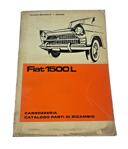 Fiat 1500l ersatzteilkatalog - fiat,