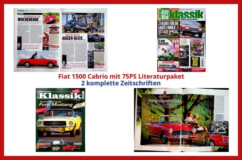 Fiat 1500 cabrio mit - fiat,