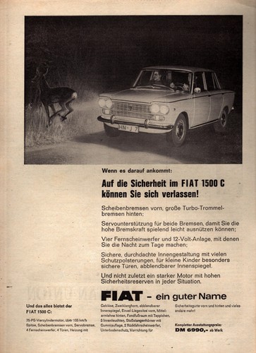 Fiat werbeanzeige werbung - werbung,