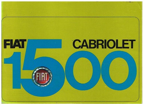 Fiat 1500 pininfarina - fiat,