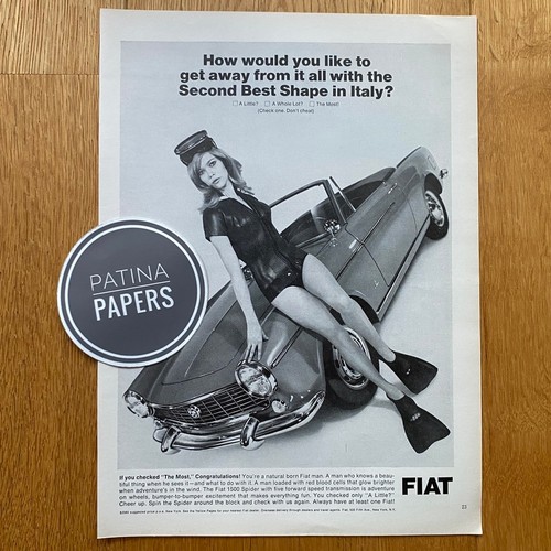 1966 fiat 1500 spider - spider, second