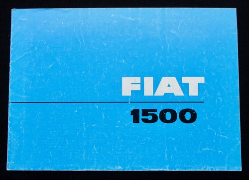 Fiat 1500 limousine 1964 - 1500,
